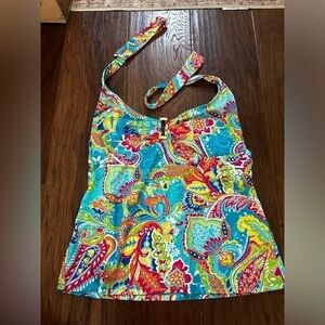 Chaps Tankini Top Size 10